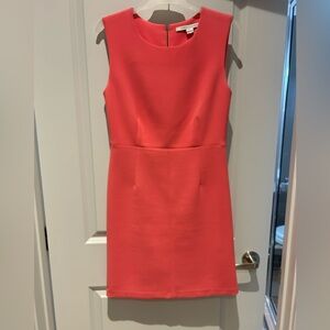 Diane von Furstenberg coral color shift dress not lined